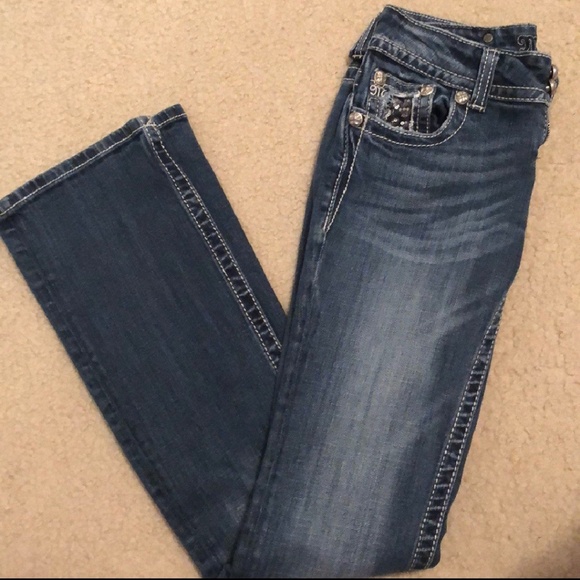 Miss Me Boot Cut Jeans Size 27 - Picture 2 of 7